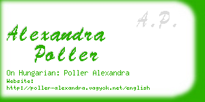 alexandra poller business card